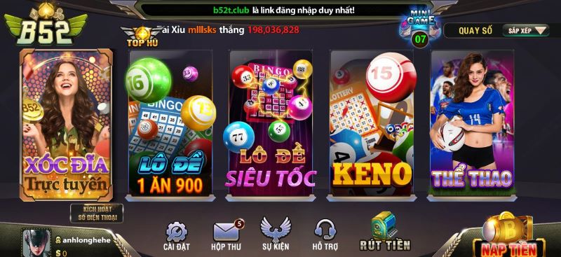 Cách tham gia trải nghiệm lô đề trên cổng game B52