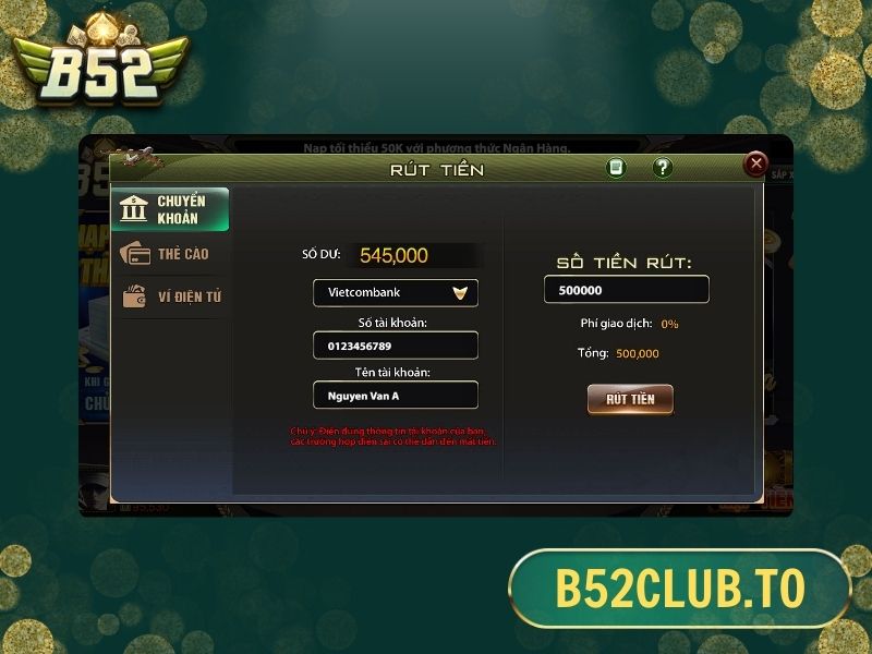 rút tiền tại B52 Club không giới hạn rút tiền tại B52 Club không giới hạn